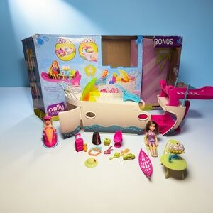 Polly Pocket - Ultimate Party Boat - 25 pieces/12 activities in original box